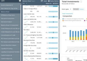 Fintech bank analysis tool desktop