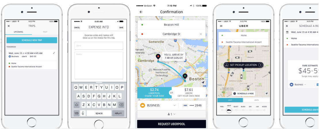 Uber Concur integration