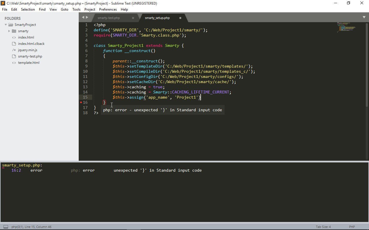 Sublime text editor