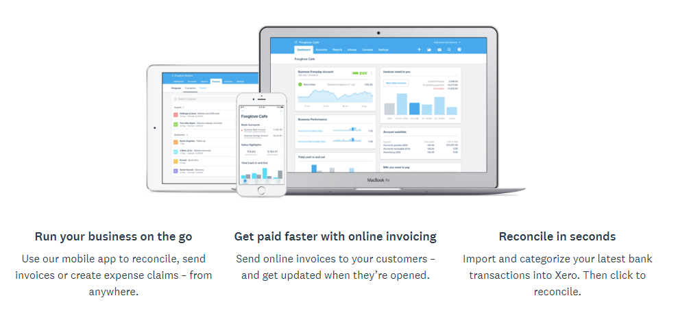 Xero’s offerings and interface demo
