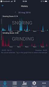 sleepscore labs mobile screenshot