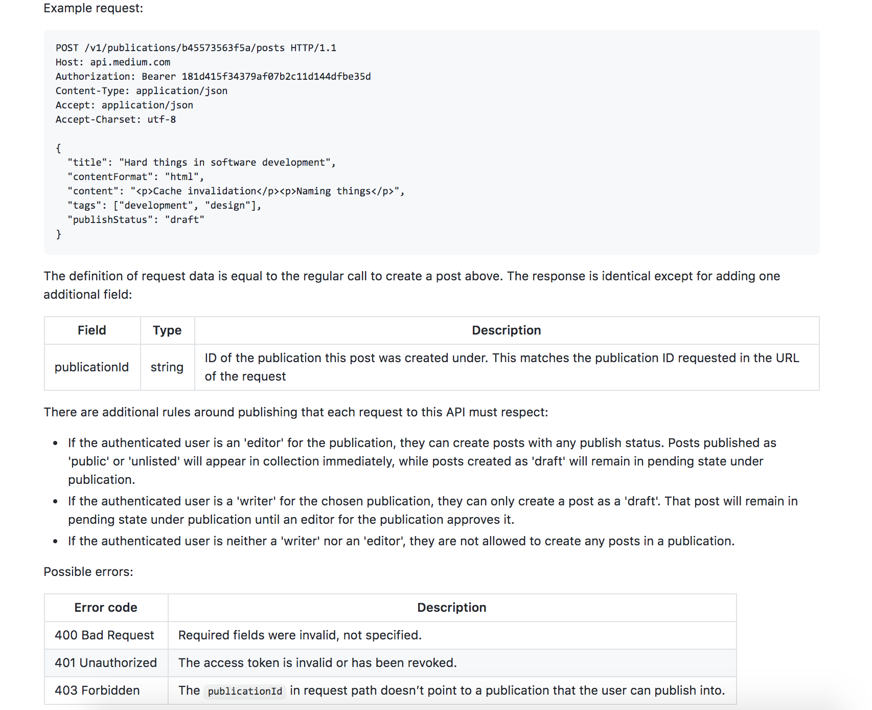 Documentation Example