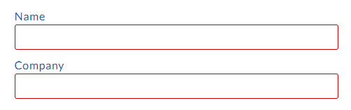 form errors with box outlined in red and no other visual or non-visual cues to explain error