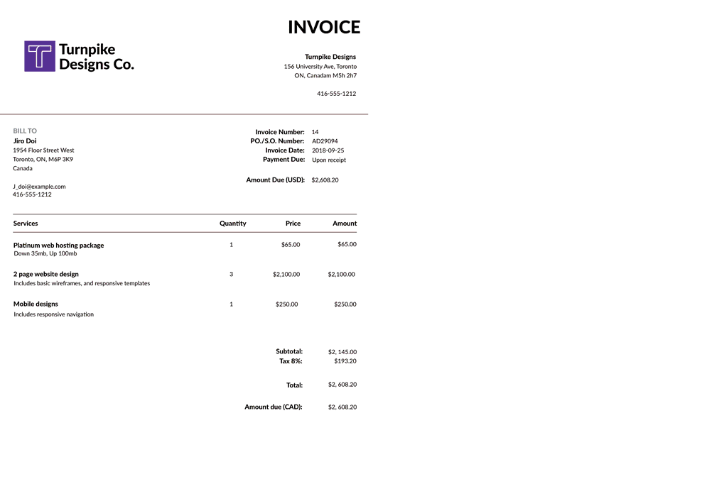 Information from an invoice is extracted, tagged, and structured Source: NanoNets
