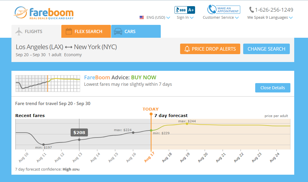 Flight Price Predictor Training Models to Find the Best Time for