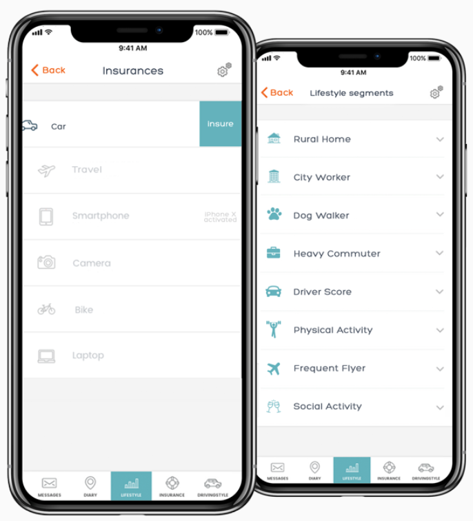 InsureApp provides customized quotes based on lifestyle.