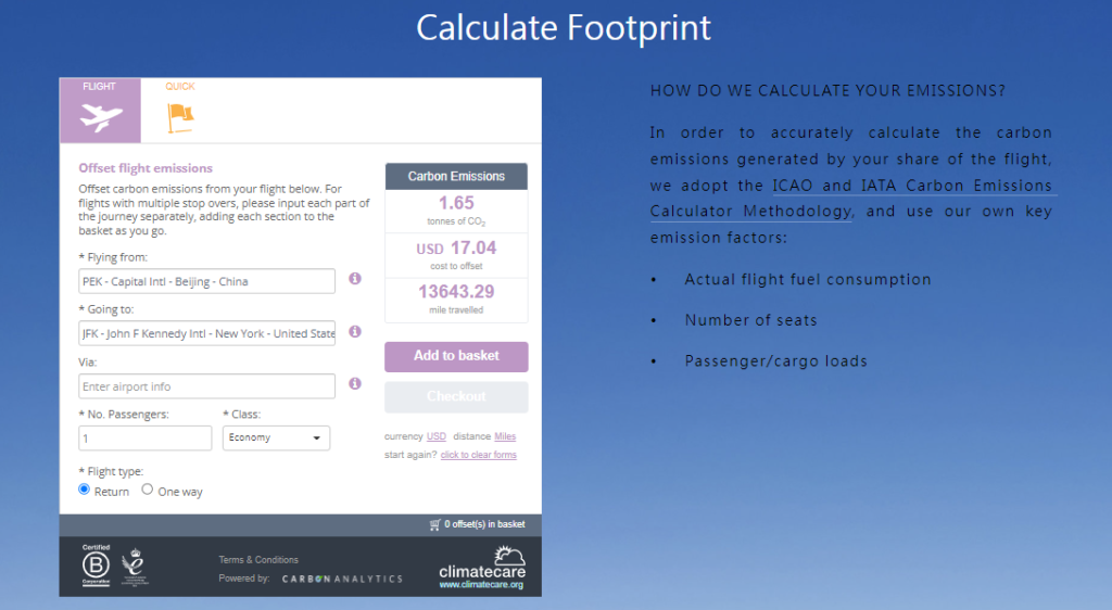 china airlines calculator