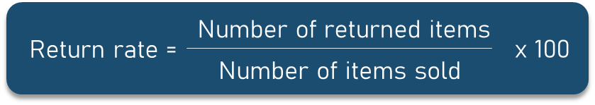 return rate formula